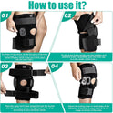 Hinged Adjustable Knee Brace 