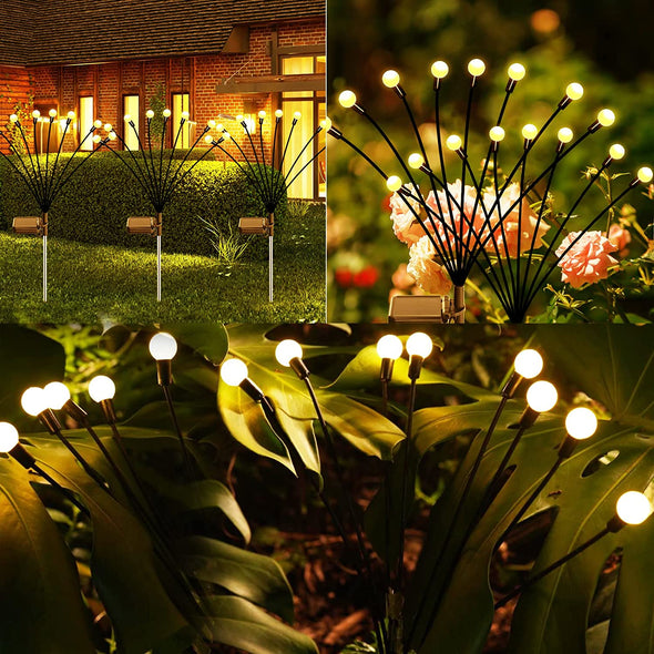 Solar Firefly LED Garden Lights 