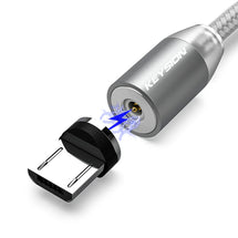 LED Magnetic USB-C, Micro, Lighting Fast Charging Cable