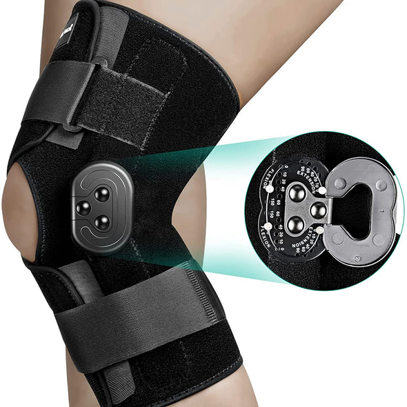 Hinged Adjustable Knee Brace 